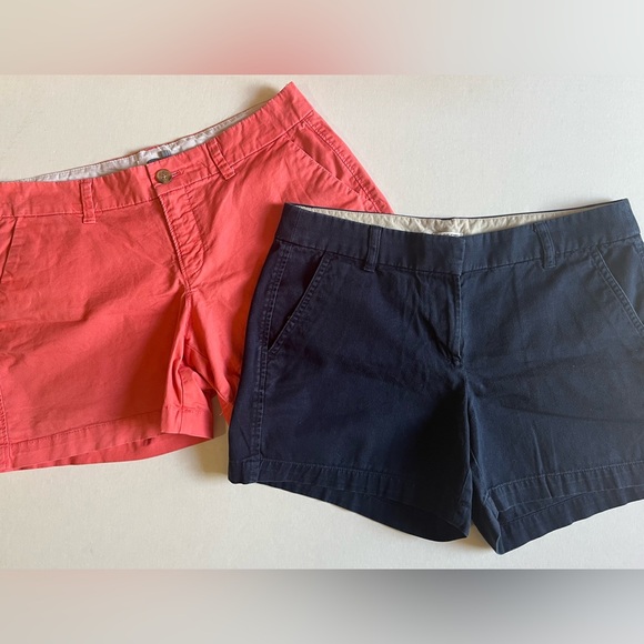 J. Crew Pants - J. Crew Blue Bermuda Shorts and old navy shorts in salmon color. Dress/Casual